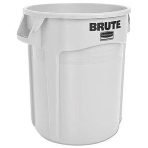 Rubbermaid Vented Round Brute Waste Container, 10 Gallon