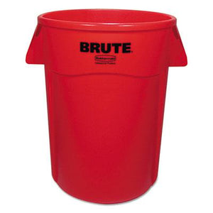 Rubbermaid Vented Round Brute Waste Container, 44 Gallon