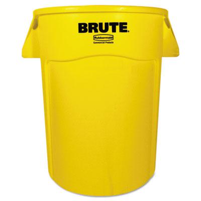 Rubbermaid Vented Round Brute Waste Container, 44 Gallon