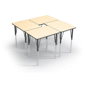 Essentials Economy Rectangle Desk, Fusion Maple