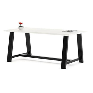 Midtown Dry Erase Table, Café Height, 42" x 72" x 30"H, High Pressure Laminate Top, 3mm PVC Edge, 72" Base