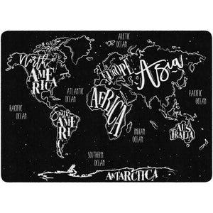 Modern World Map Rugs