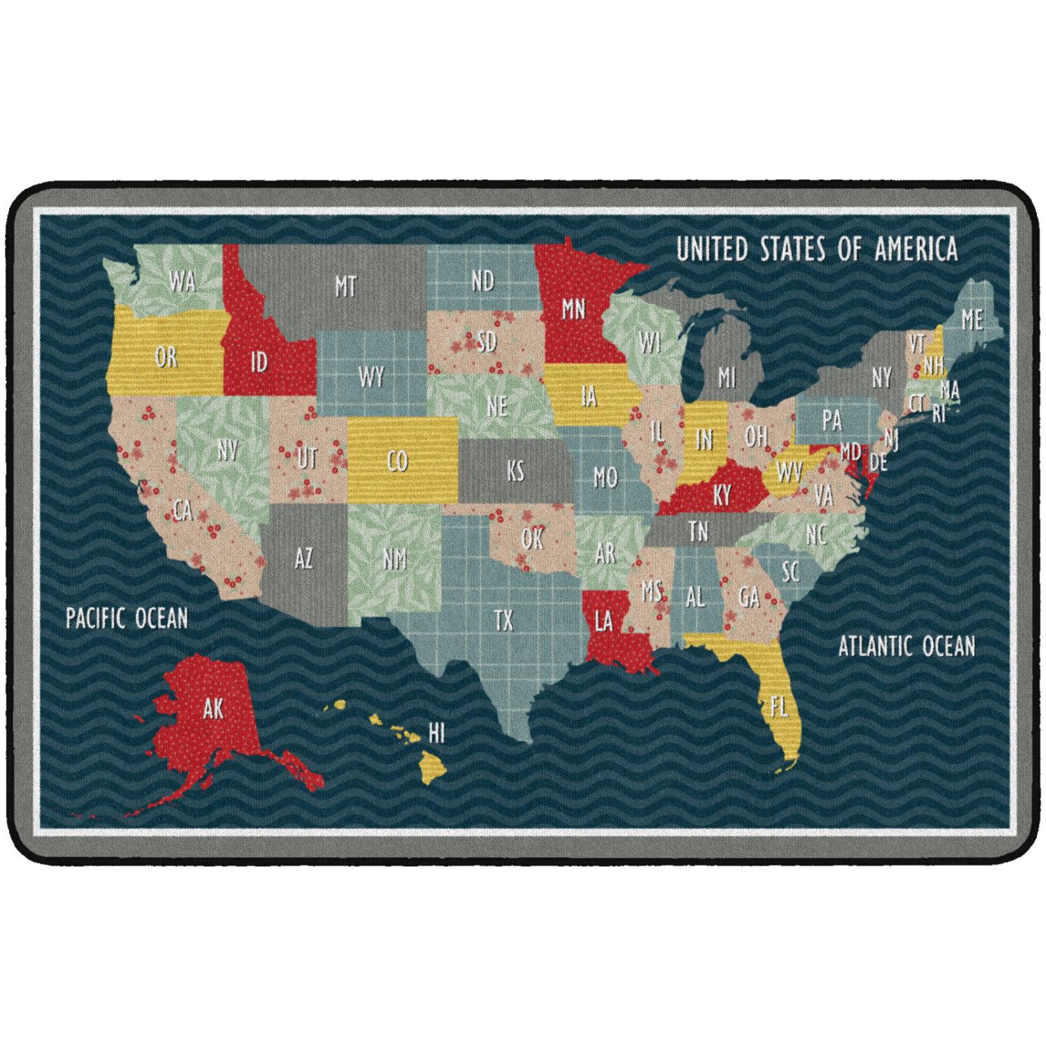 United States Collage Rugs