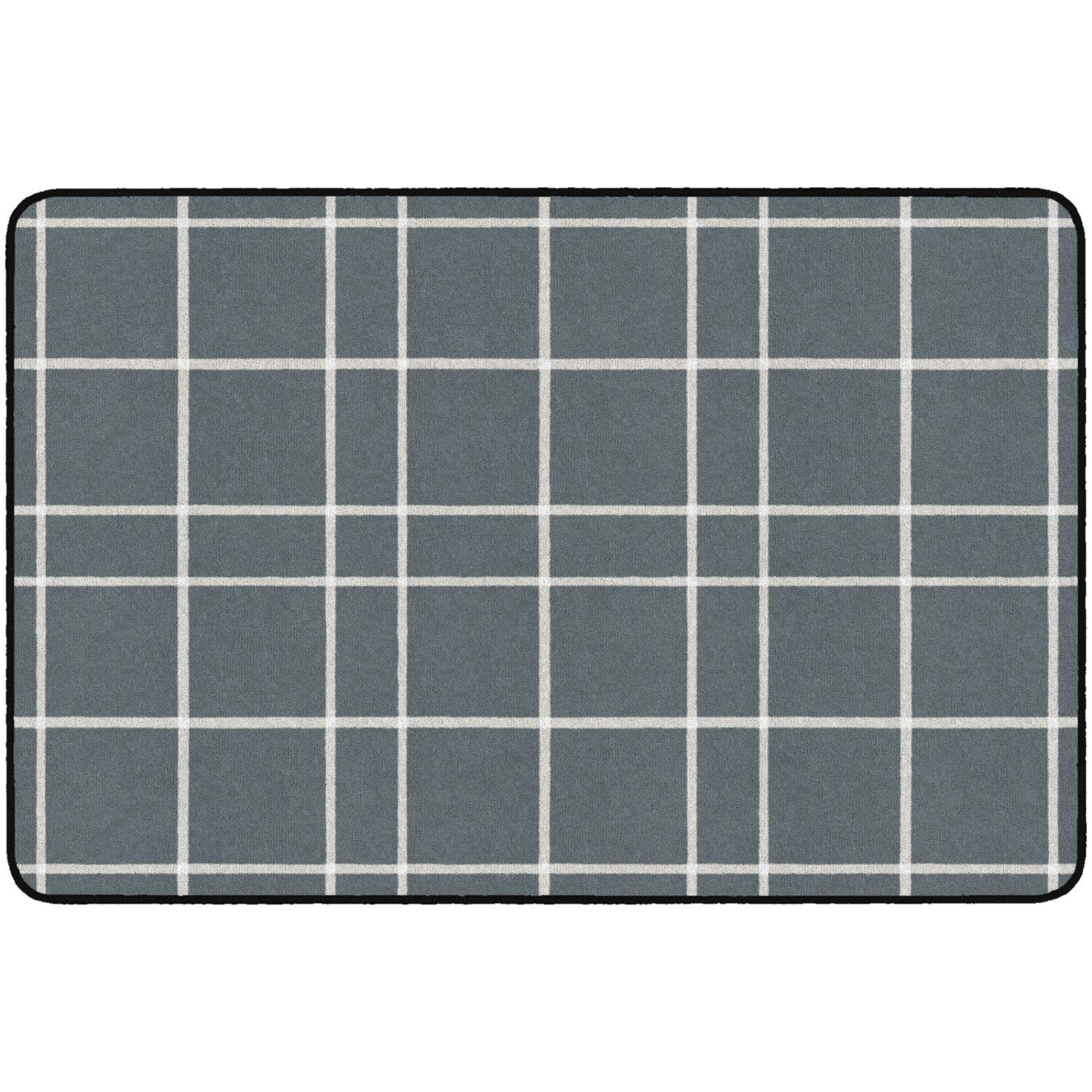 Gray Check Rugs