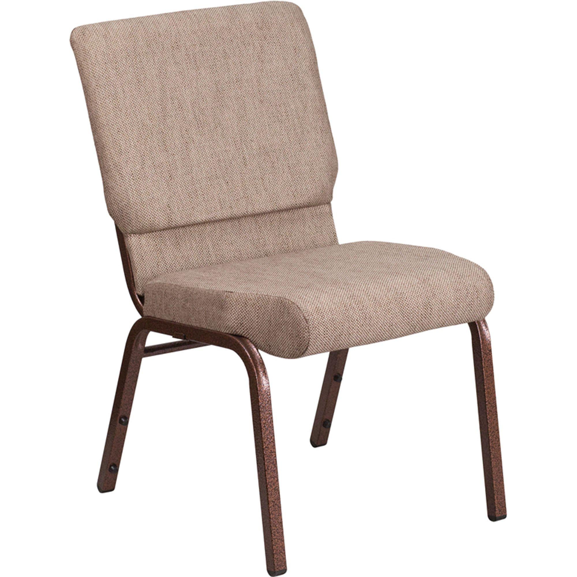 Nextgen 18-1/2" Church Stack Chair with 4-1/4"-Thick Seat and Ganging Clamps