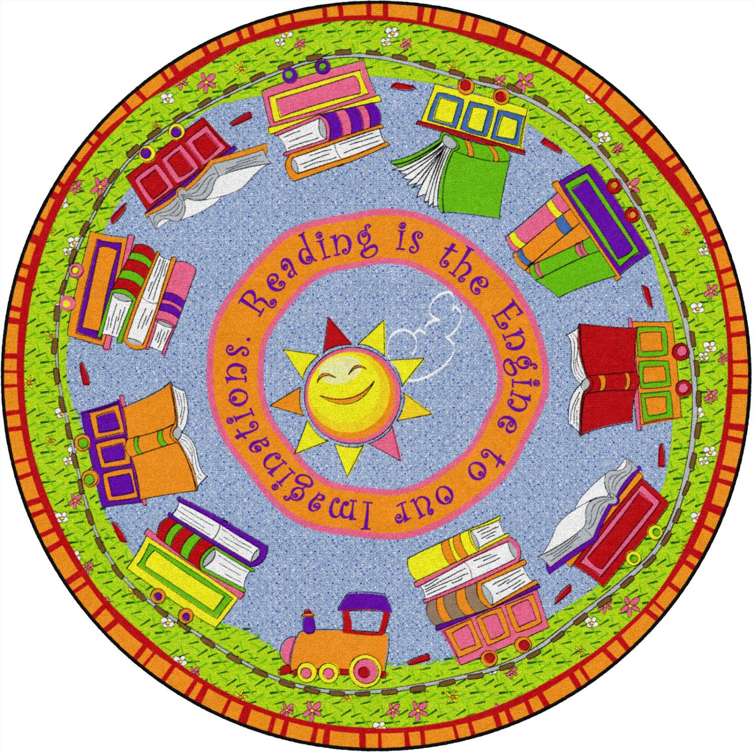 Reading is the Engine Rugs