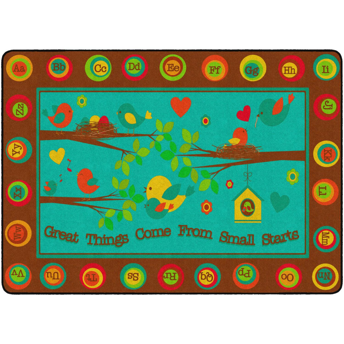 Great Things Come From Small Starts Rugs