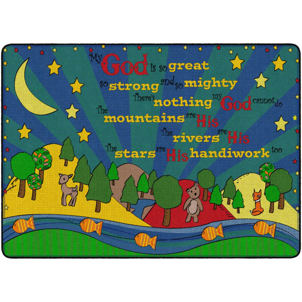 My God Is So Great Rugs