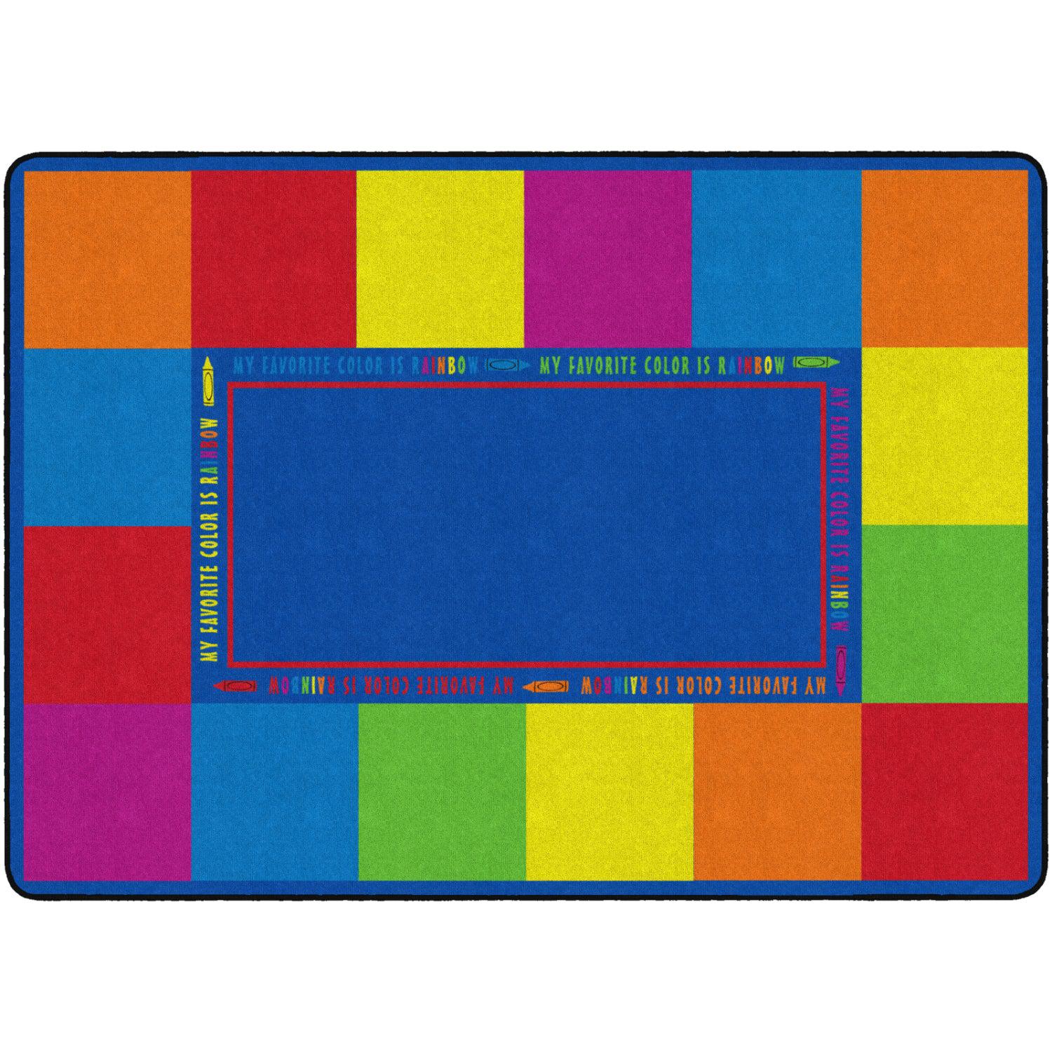 My Favorite Color Classroom Rugs