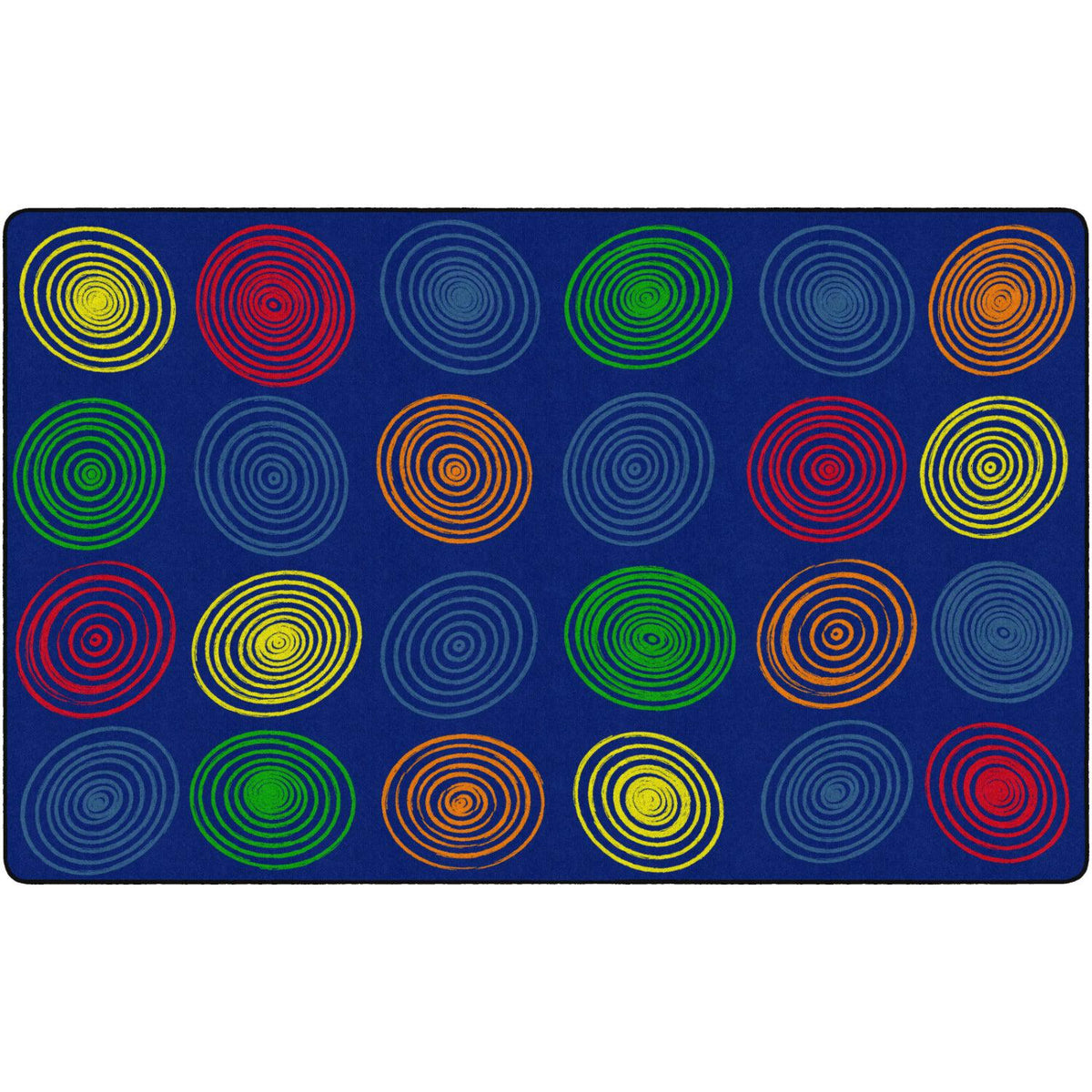 Circles Primary Rugs