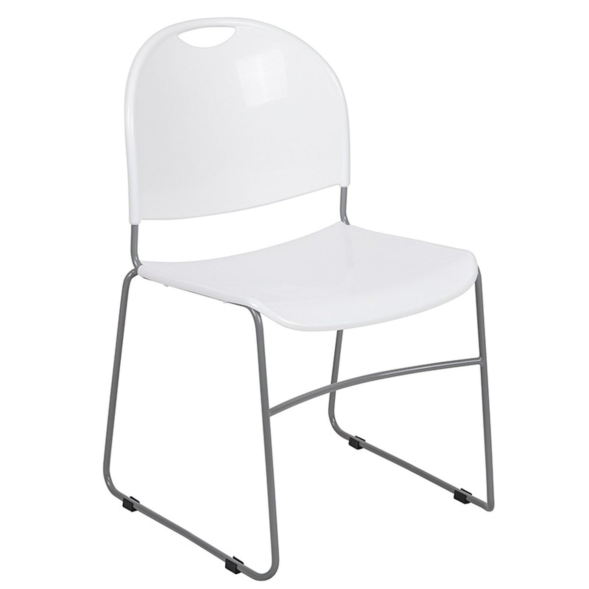 Nextgen High-Density Ultra Compact Stack Chair, 880 lb. Capacity, Black Powder-Coated Frame