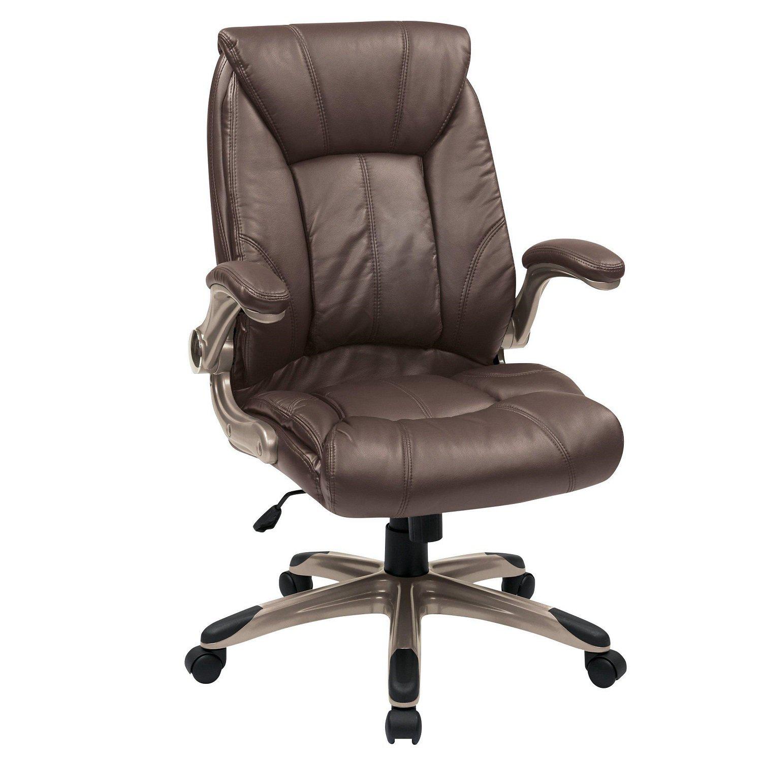 Faux Leather Mid-Back Manager's Chair