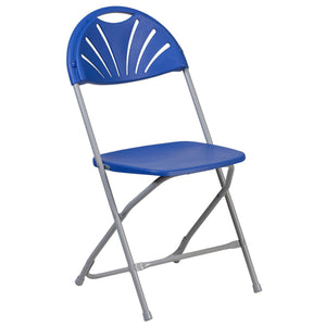 Nextgen Fan Back Plastic Folding Chair, 650 Lb. Capacity