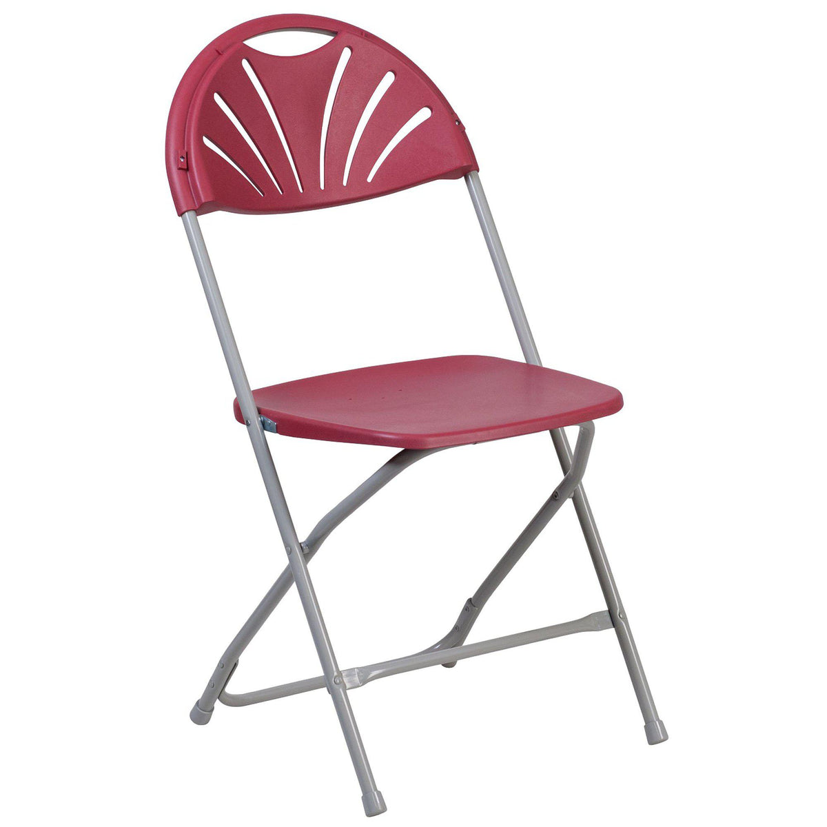Nextgen Fan Back Plastic Folding Chair, 650 Lb. Capacity