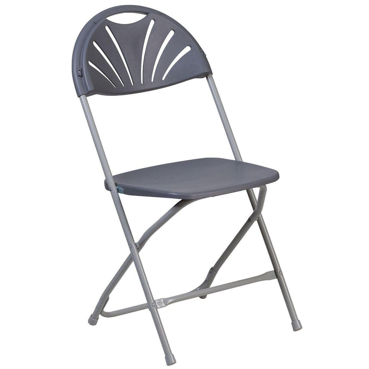 Nextgen Fan Back Plastic Folding Chair, 650 Lb. Capacity