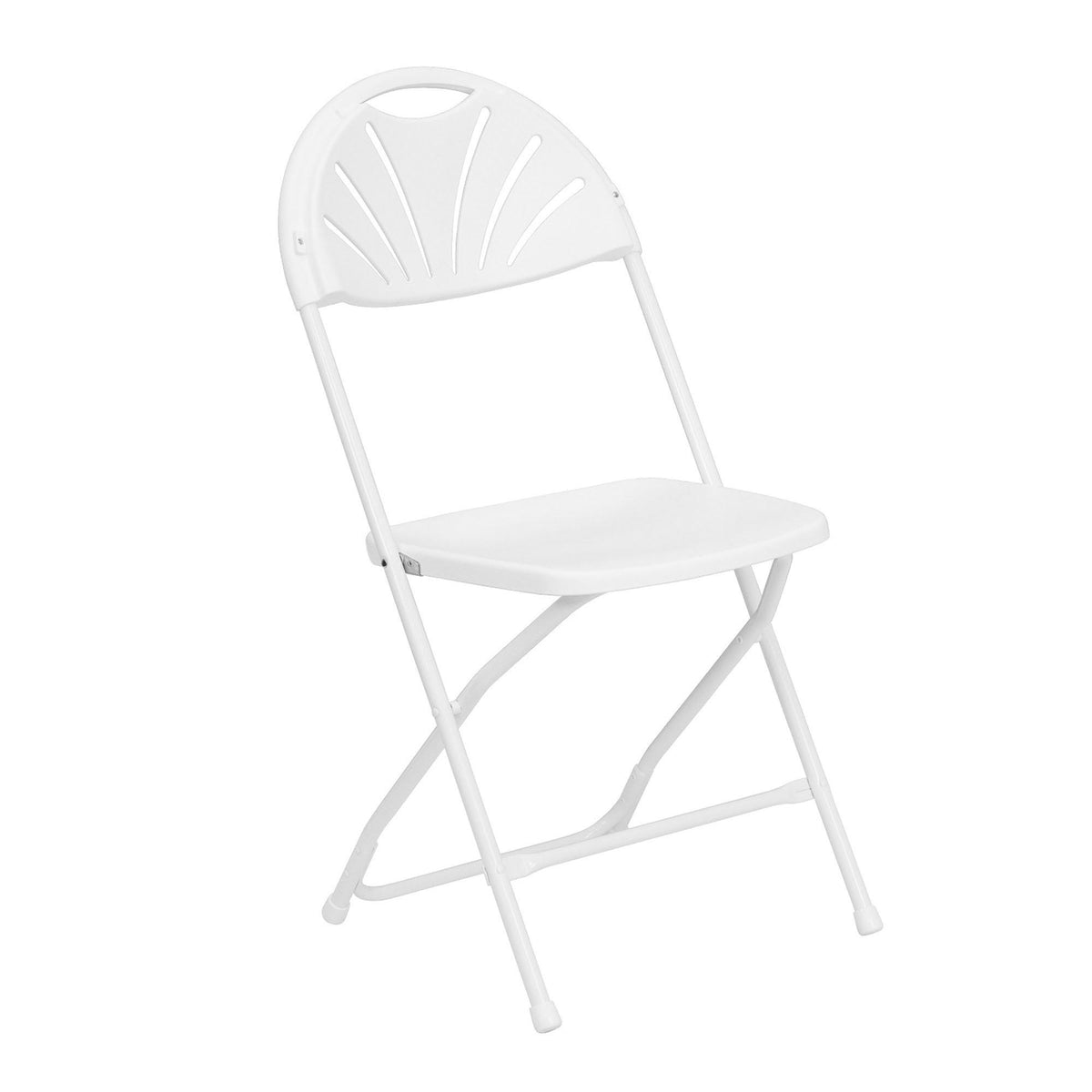 Nextgen Fan Back Plastic Folding Chair, 650 Lb. Capacity