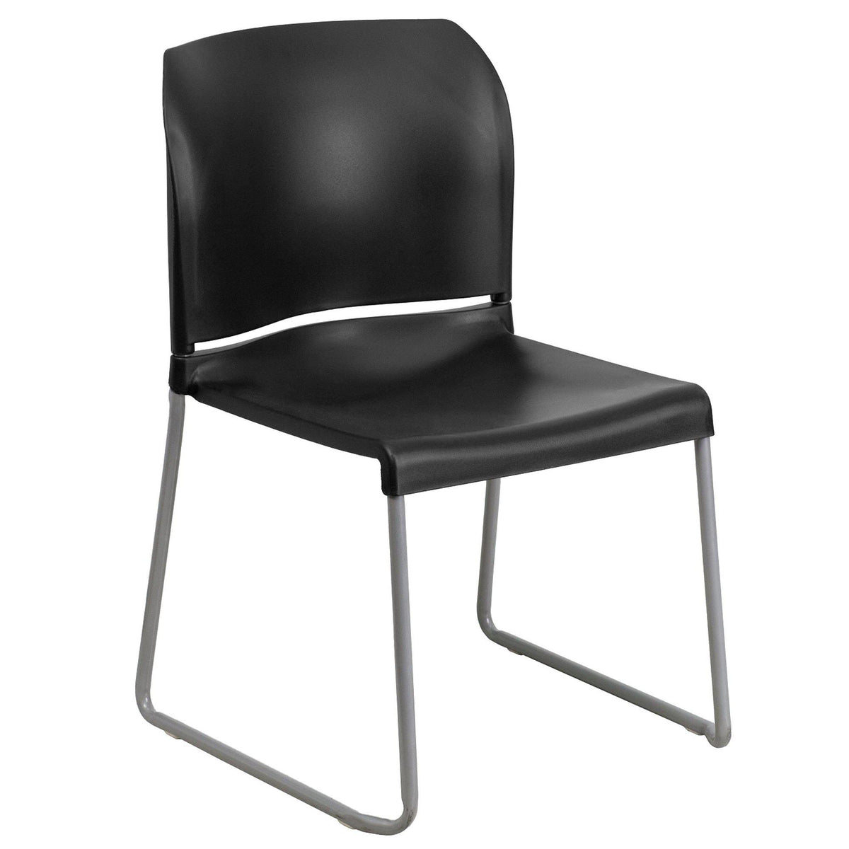 Nextgen Full Back Contoured Stack Chair with Sled Base, 880 lb. Capacity