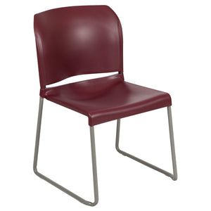 Nextgen Full Back Contoured Stack Chair with Sled Base, 880 lb. Capacity