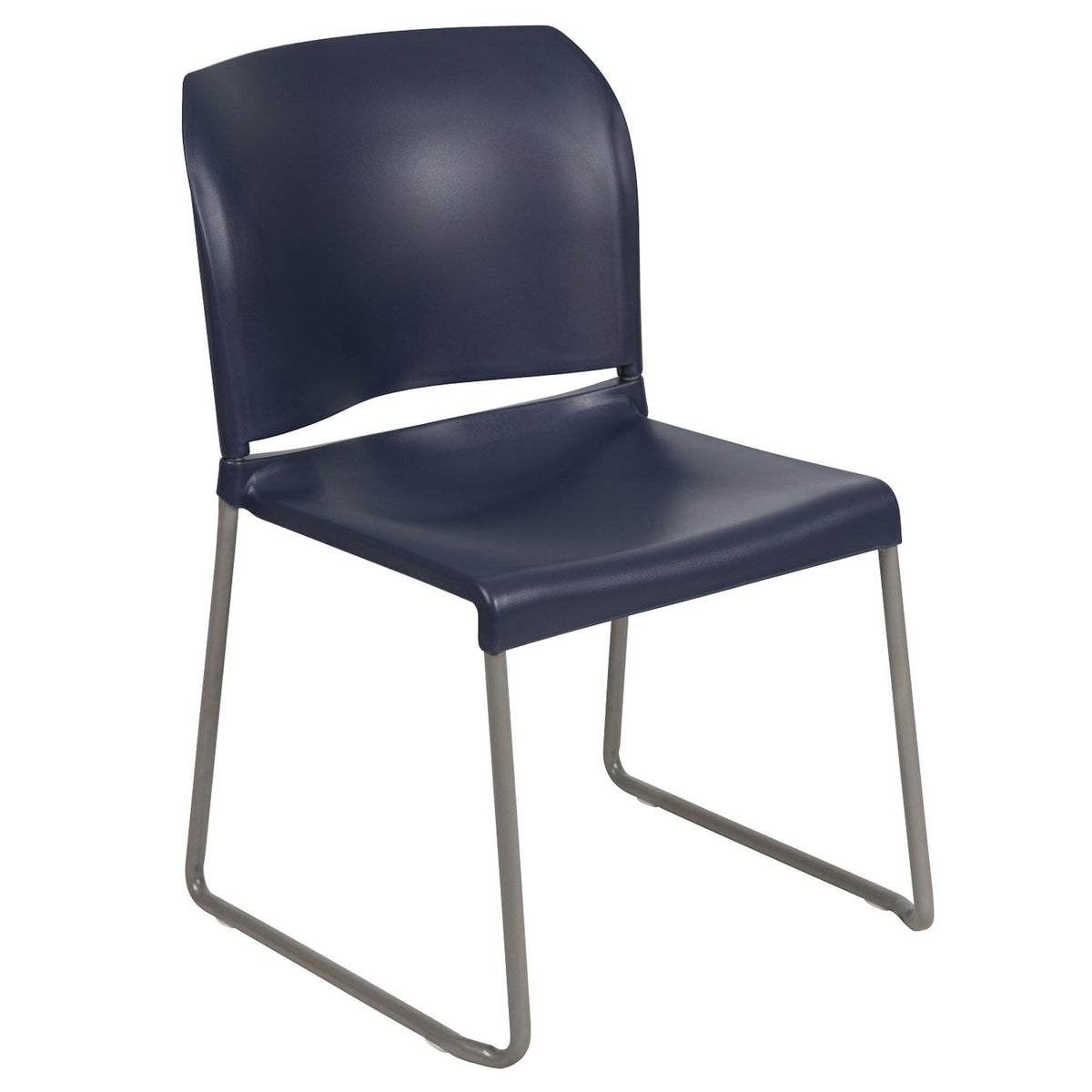 Nextgen Full Back Contoured Stack Chair with Sled Base, 880 lb. Capacity