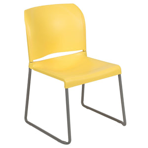 Nextgen Full Back Contoured Stack Chair with Sled Base, 880 lb. Capacity