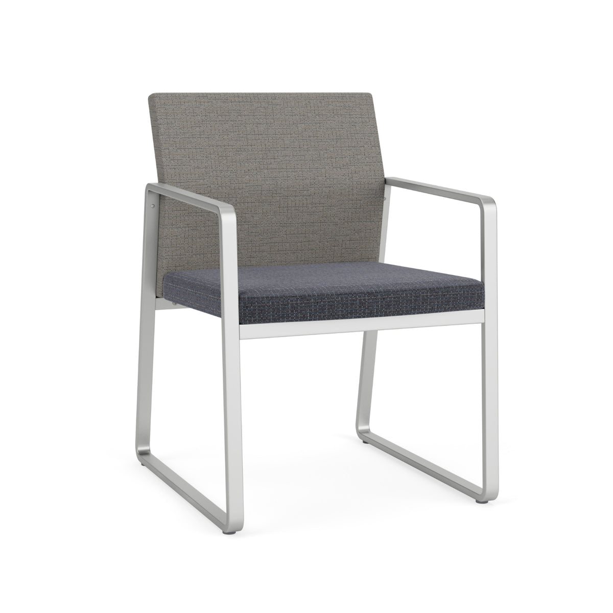 Gansett Collection Reception Seating, Guest Chair, 300 lb. Capacity, Designer Fabric Upholstery, FREE SHIPPING