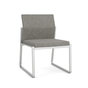 Gansett Collection Reception Seating, Armless Guest Chair, Standard Fabric Upholstery, FREE SHIPPING