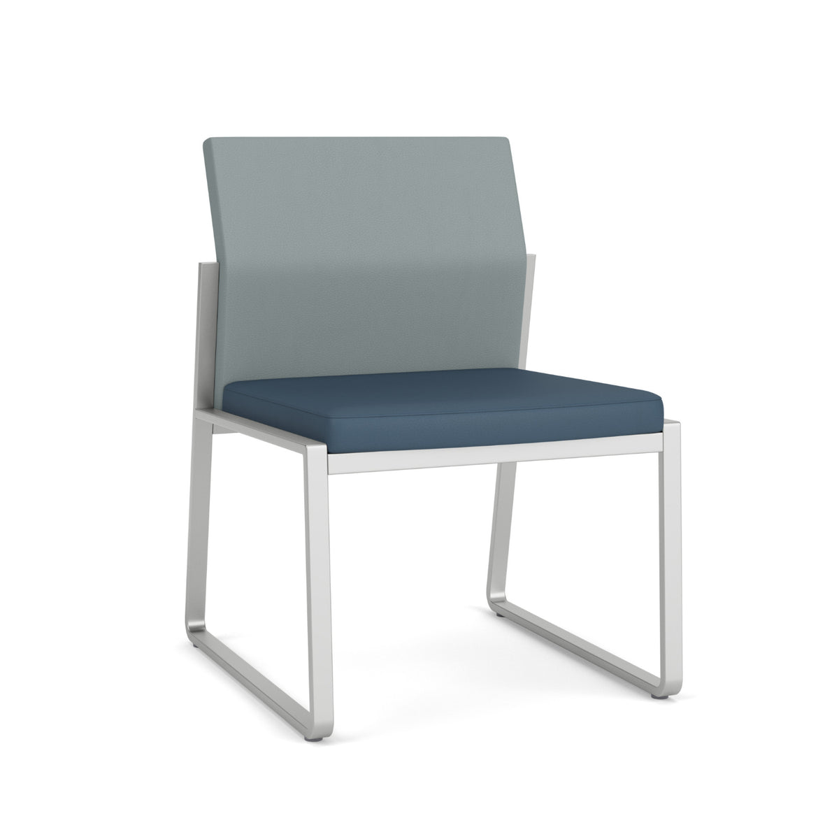 Gansett Collection Reception Seating, Armless Guest Chair, Standard Vinyl Upholstery, FREE SHIPPING