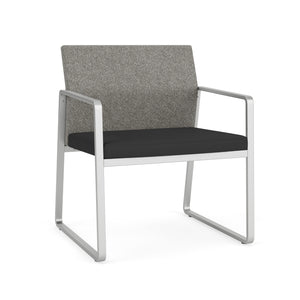 Gansett Collection Reception Seating, Oversize Guest Chair, 400 lb. Capacity, Standard Fabric Upholstery, FREE SHIPPING