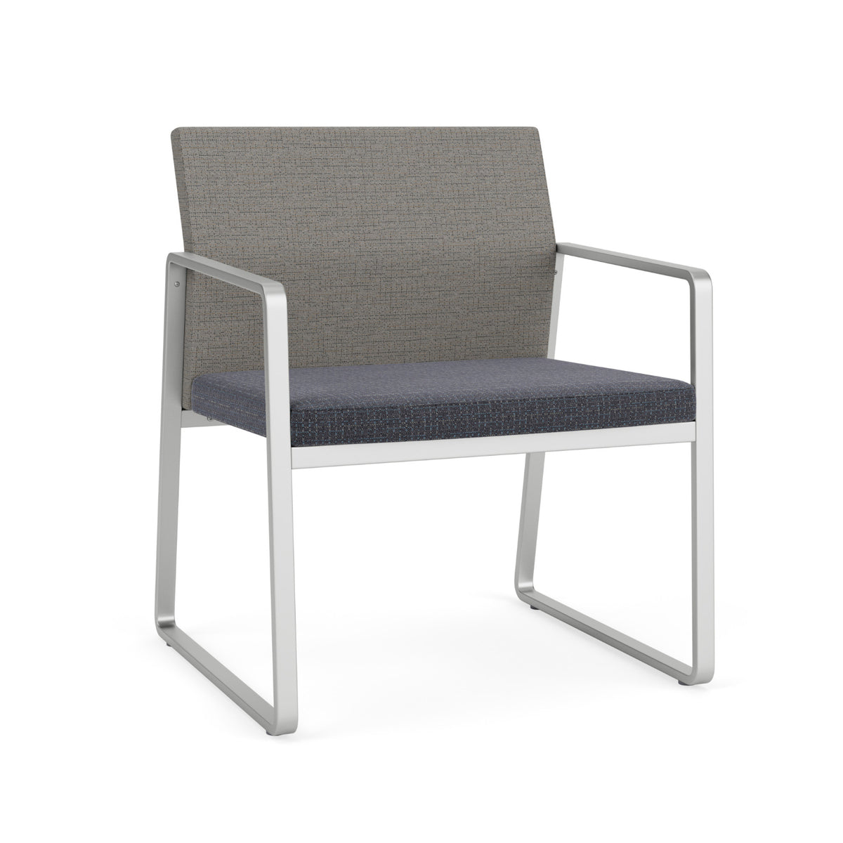 Gansett Collection Reception Seating, Oversize Guest Chair, 400 lb. Capacity, Designer Fabric Upholstery, FREE SHIPPING