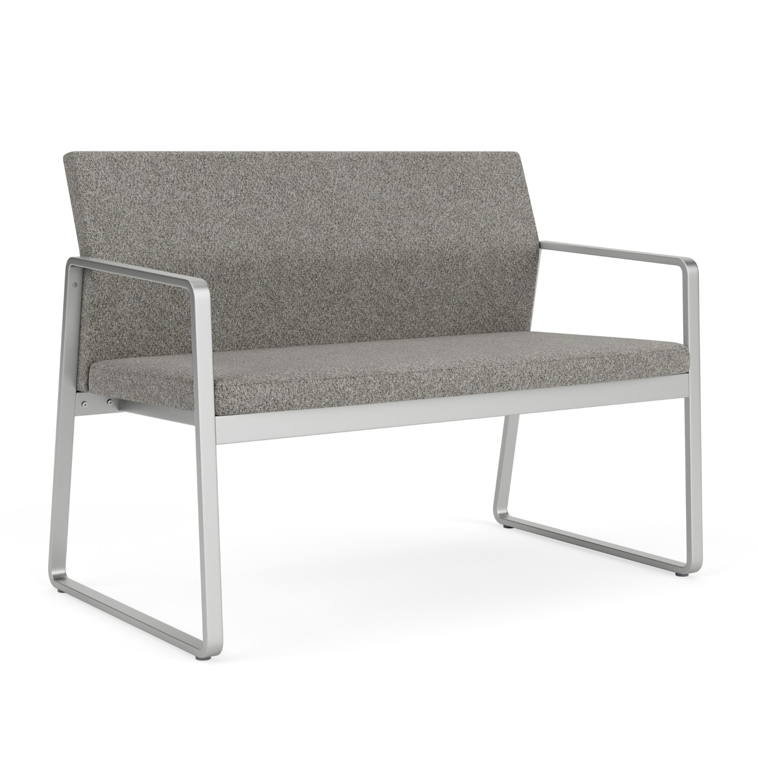 Gansett Collection Reception Seating, Loveseat, Standard Fabric Upholstery, FREE SHIPPING