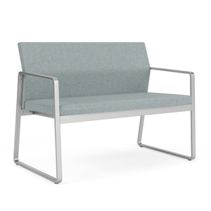 Gansett Collection Reception Seating, Loveseat, Healthcare Vinyl Upholstery, FREE SHIPPING