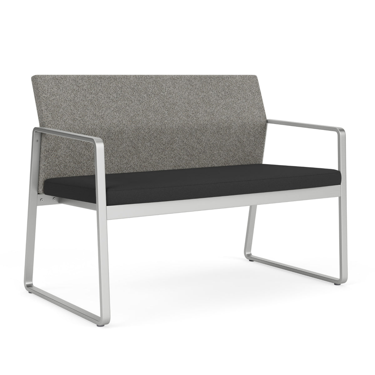 Gansett Collection Reception Seating, Loveseat, Standard Fabric Upholstery, FREE SHIPPING