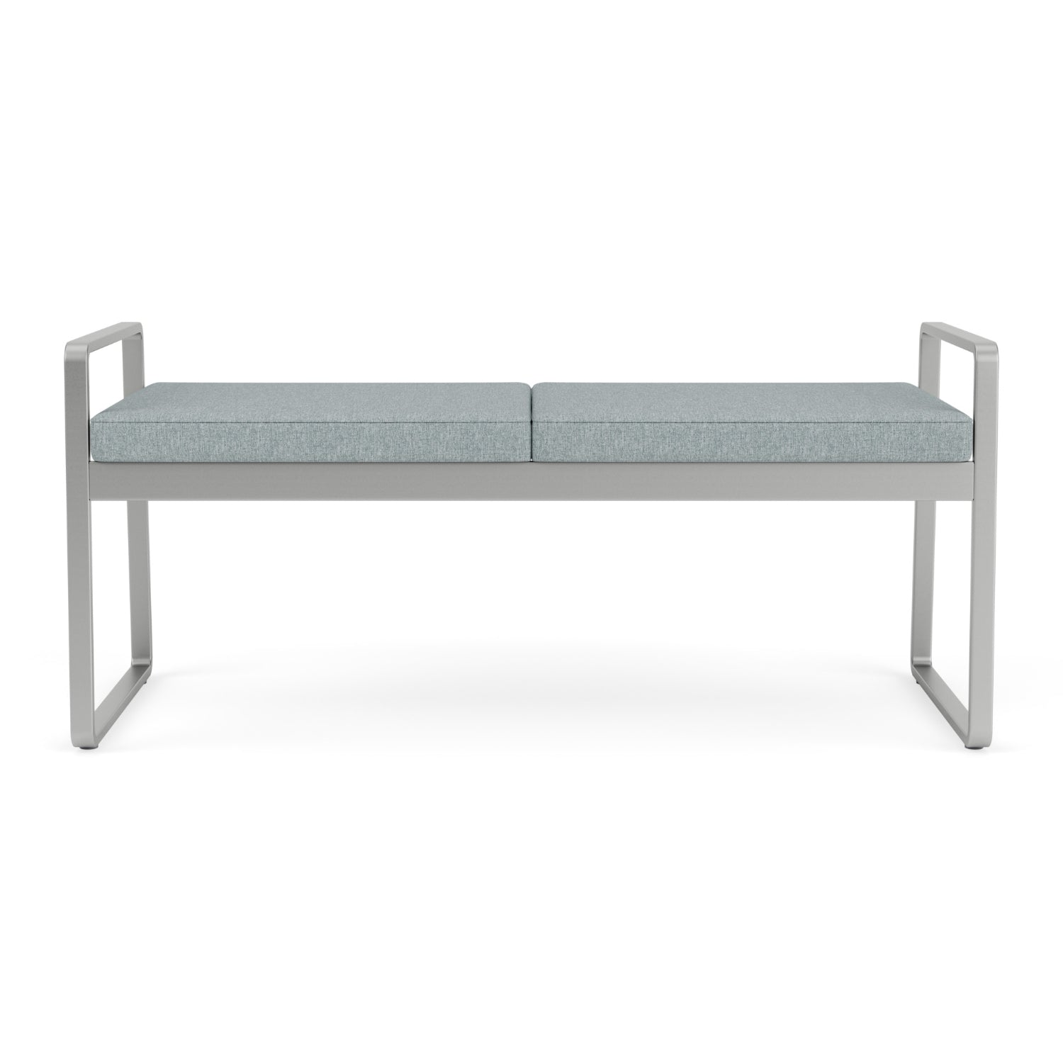 Gansett Collection Reception Seating, 2 Seat Bench, Healthcare Vinyl Upholstery, FREE SHIPPING