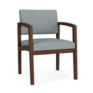 Lenox Wood Collection Reception Seating, Guest Chair, 300 lb. Capacity, Healthcare Vinyl Upholstery, FREE SHIPPING