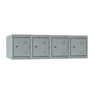 Premium 4-Wide Wall Mount Locker, 48" W x 18" D x 14-3/4" H (12" H Openings), Assembled