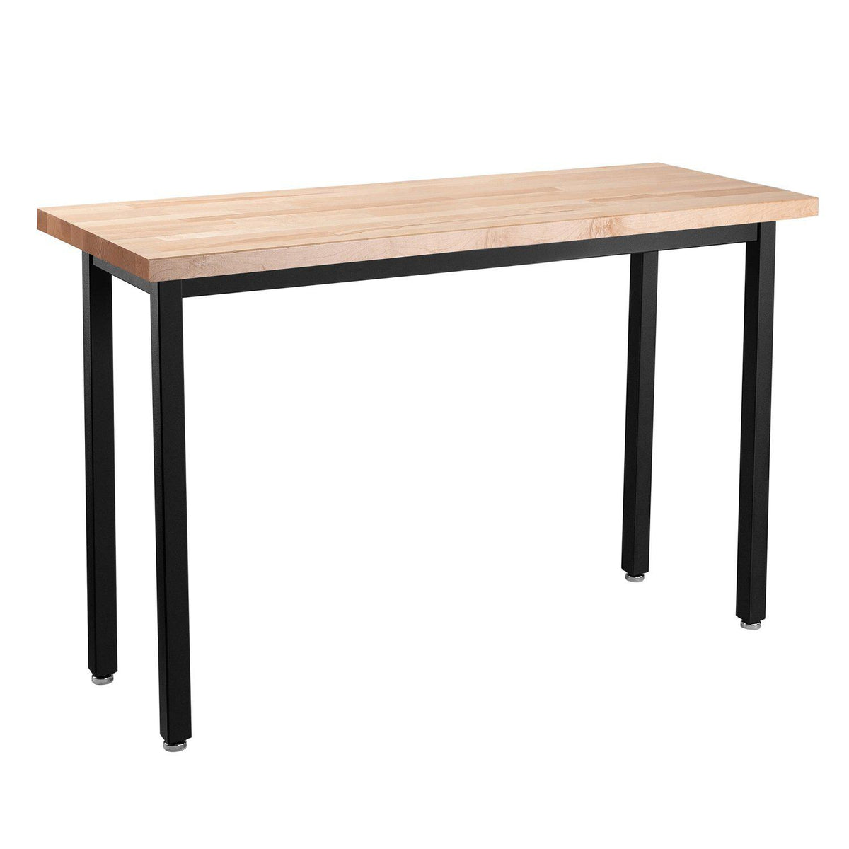 Utility Table Frame Heavy-Duty Fixed Height Utility Table, Black Frame, 18