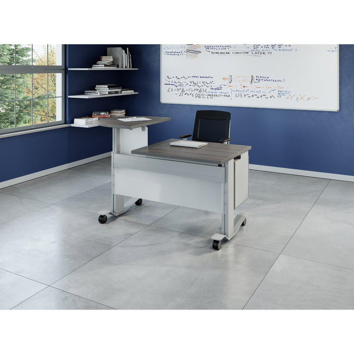 Hooligan Peninsula Teacher's Desk with Storage, 72" x 30"