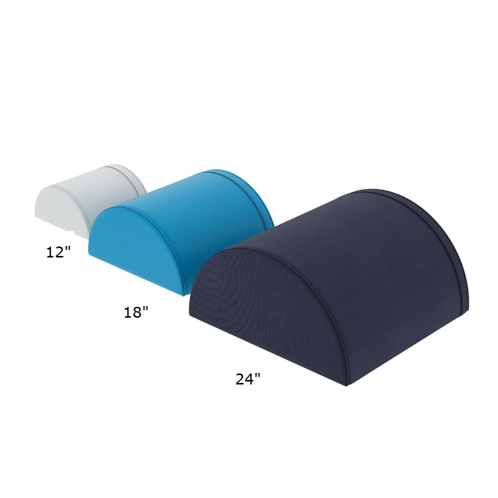 Fomcore Lotus Series Half Dome with 100% ALL-FOAM CORE, Antibacterial Vinyl Upholstery, LIFETIME WARRANTY, FREE SHIPPING