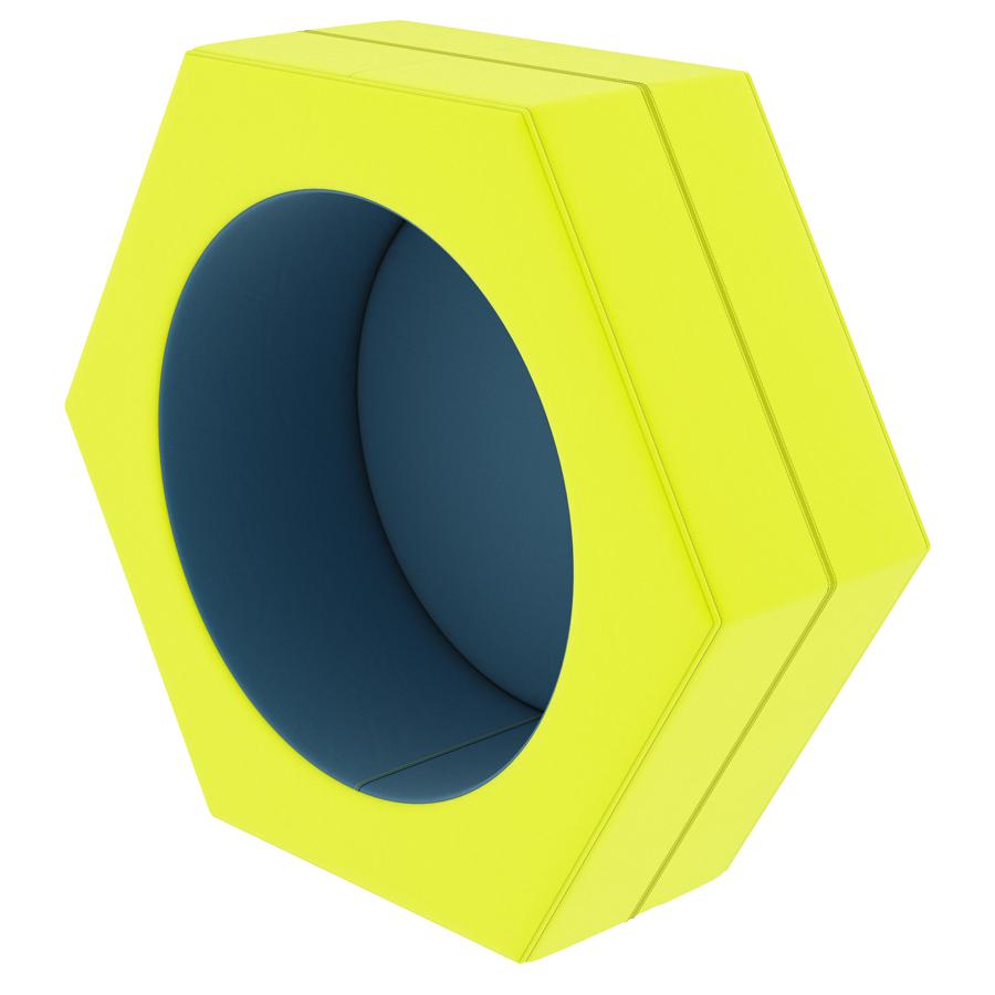 Fomcore Nest Series Hex Nest, ALL-FOAM CORE, Antibacterial Vinyl Upholstery, LIFETIME WARRANTY, FREE SHIPPING