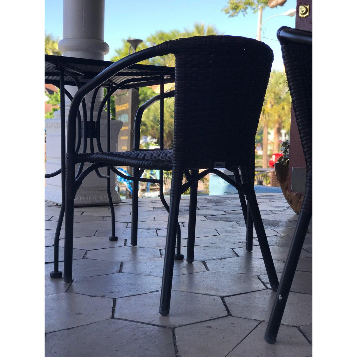 Marina Collection Outdoor/Indoor Synthetic Wicker Stacking Armchair