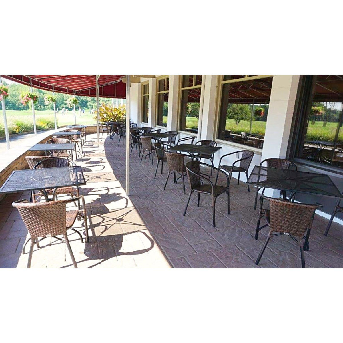 Marina Collection Outdoor/Indoor Synthetic Wicker Stacking Armchair