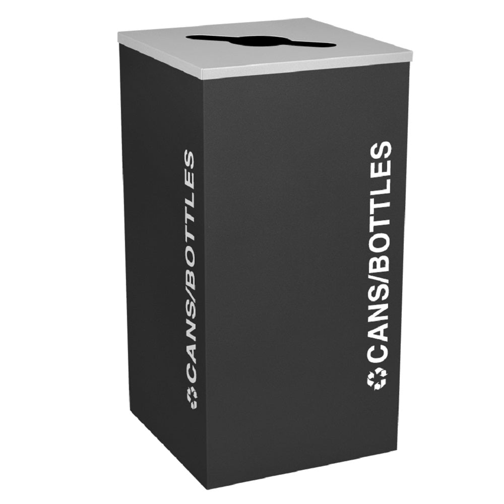 Kaleidoscope Collection 24 Gallon Square Indoor Recycling Receptacle