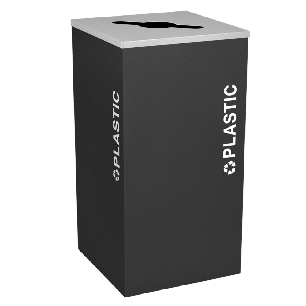 Kaleidoscope Collection 24 Gallon Square Indoor Recycling Receptacle