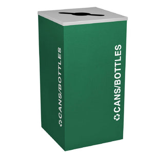 Kaleidoscope Collection 24 Gallon Square Indoor Recycling Receptacle