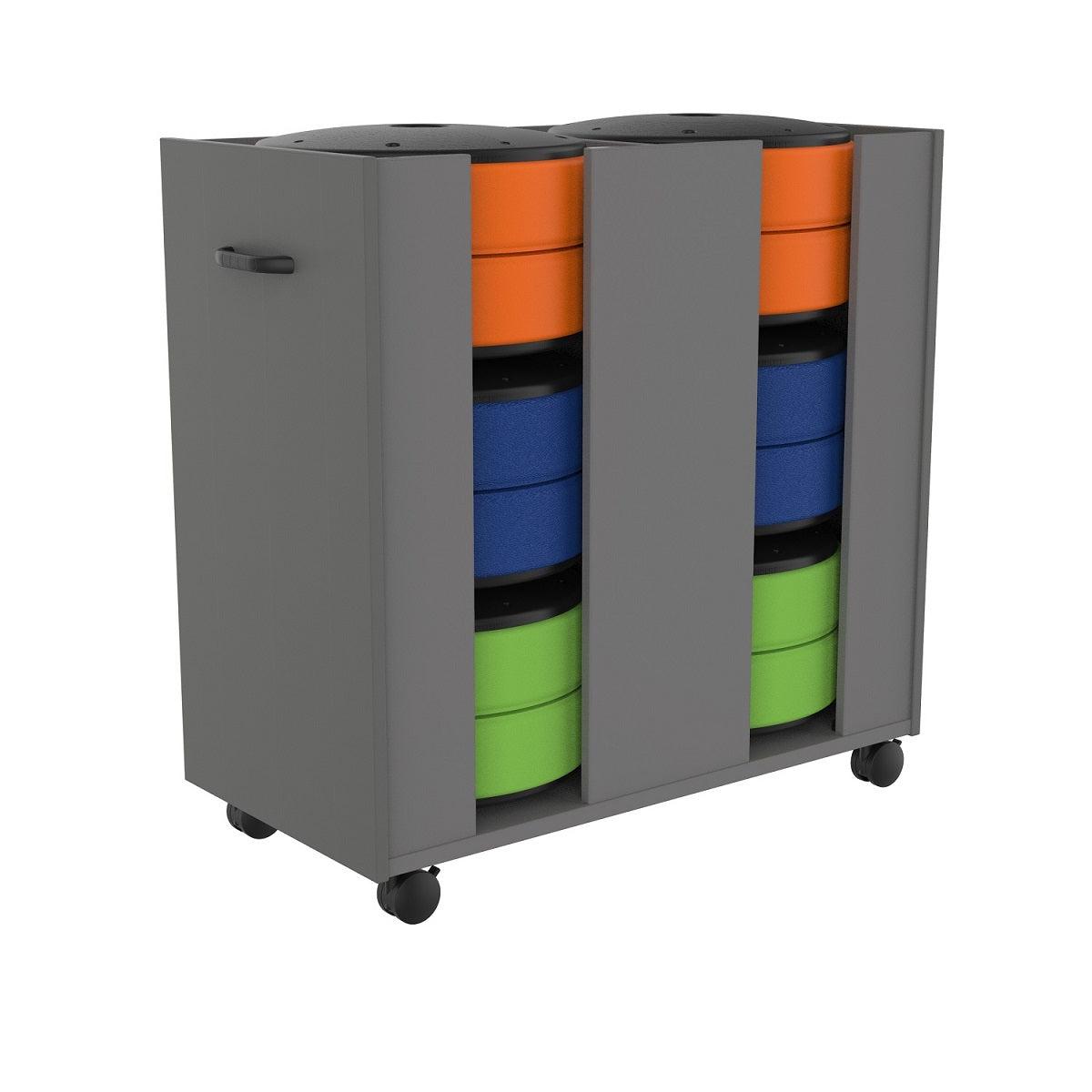 Horizon Mobile Cushion Caddy for Sonik Floor Rockers, Holds 12