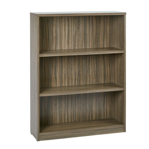 48" High 3-Shelf Laminate Bookcase with 1" Thick Shelves