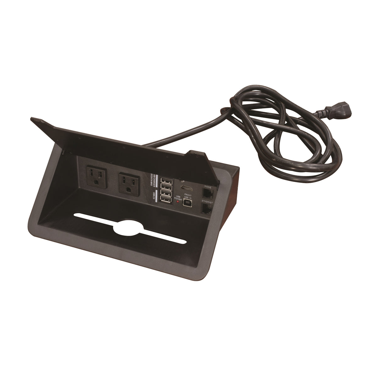 Legacy Collection 48" Modular Conference Table Extension with Power Data Grommet