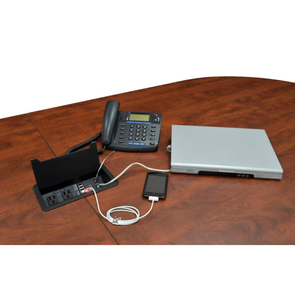 Legacy Collection 6 Ft. Racetrack Conference Table with Power Data Grommet