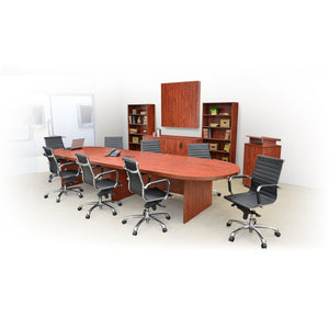 Legacy Collection 12 Ft. Modular Racetrack Conference Table with Power Data Grommet