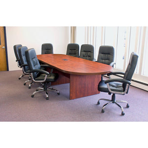 Legacy Collection 14 Ft. Modular Racetrack Conference Table with Power Data Grommet